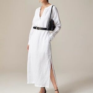 Elegant White Long Sleeve Dress